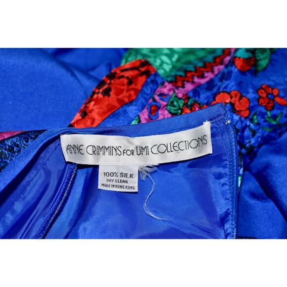 Uni Collection by Anne Crimmins Pattern Silk Dress - Picture 5 of 7